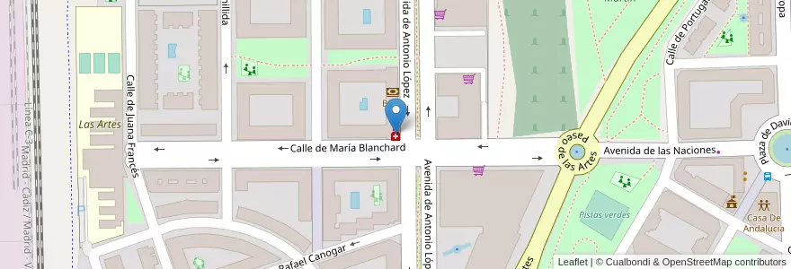 Mapa de ubicacion de Farmacia La Teneria en Spanien, Autonome Gemeinschaft Madrid, Autonome Gemeinschaft Madrid, Área Metropolitana De Madrid Y Corredor Del Henares, Pinto.
