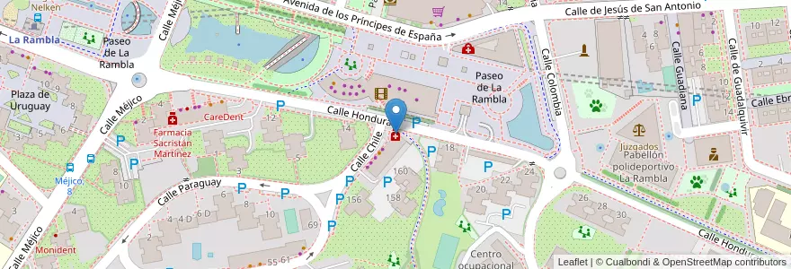 Mapa de ubicacion de Farmacia Lado Sur en Sepanyol, Comunidad De Madrid, Comunidad De Madrid, Área Metropolitana De Madrid Y Corredor Del Henares, Coslada.