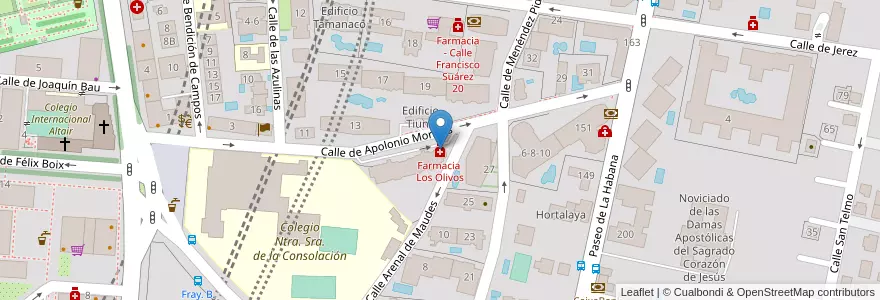 Mapa de ubicacion de Farmacia  Los Olivos en Spain, Community Of Madrid, Community Of Madrid, Área Metropolitana De Madrid Y Corredor Del Henares, Madrid.
