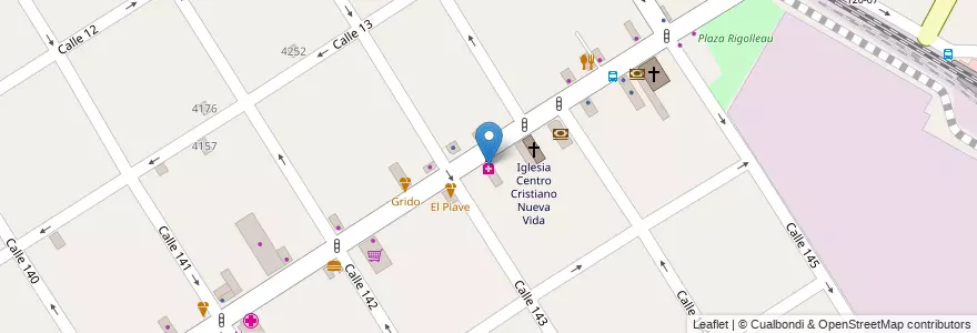 Mapa de ubicacion de Farmacia Magadan en アルゼンチン, ブエノスアイレス州, Partido De Berazategui, Berazategui.