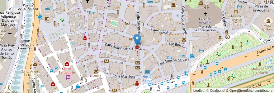 Mapa de ubicacion de Farmacia Mata en スペイン, アンダルシア州, Málaga, Málaga-Costa Del Sol, Málaga.