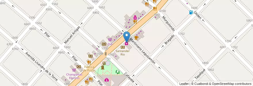 Mapa de ubicacion de Farmacia, Mataderos en Arjantin, Ciudad Autónoma De Buenos Aires, Comuna 9, Buenos Aires.
