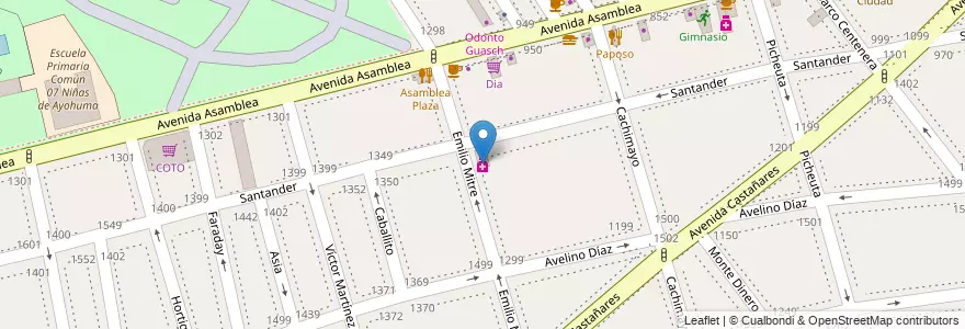 Mapa de ubicacion de Farmacia Mayol, Parque Chacabuco en Argentina, Autonomous City Of Buenos Aires, Comuna 7, Autonomous City Of Buenos Aires.