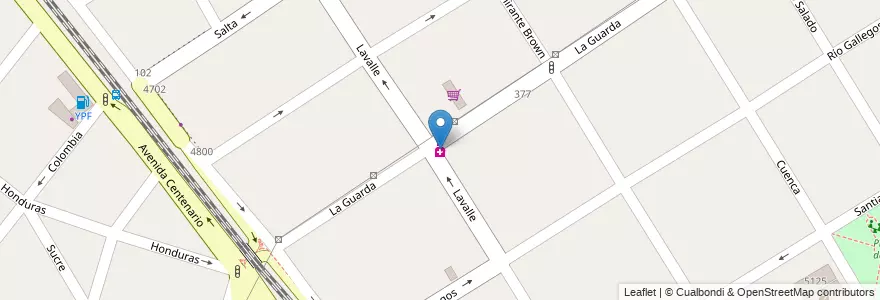 Mapa de ubicacion de Farmacia Novo en الأرجنتين, بوينس آيرس, Partido De Quilmes, Ezpeleta.