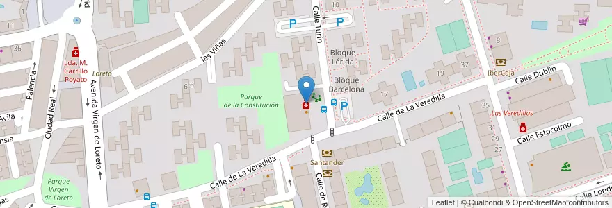 Mapa de ubicacion de Farmacia Parque Orbasa en Spanien, Autonome Gemeinschaft Madrid, Autonome Gemeinschaft Madrid, Área Metropolitana De Madrid Y Corredor Del Henares, Torrejón De Ardoz.