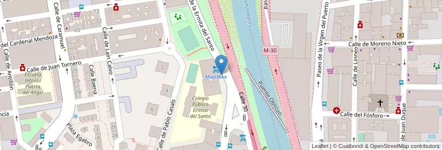 Mapa de ubicacion de Farmacia - Paseo Ermita del Santo 14 en Spagna, Comunidad De Madrid, Comunidad De Madrid, Área Metropolitana De Madrid Y Corredor Del Henares, Madrid.