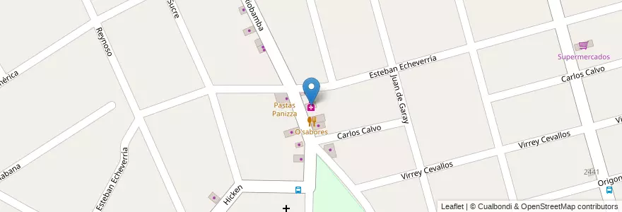 Mapa de ubicacion de Farmacia Perfumeria en 阿根廷, 布宜诺斯艾利斯省, Partido De Tigre, Don Torcuato.