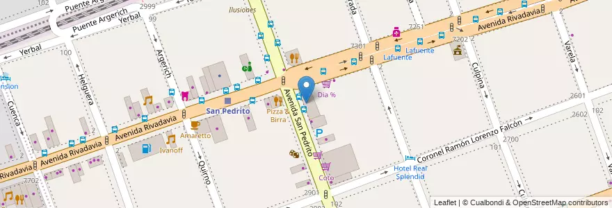 Mapa de ubicacion de Farmacia Perfumería, Flores en Argentinië, Ciudad Autónoma De Buenos Aires, Comuna 7, Buenos Aires.