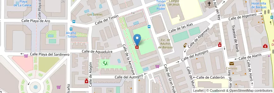 Mapa de ubicacion de Farmacia - Plaza Nuestra Señora de Loreto 4 en إسبانيا, منطقة مدريد, منطقة مدريد, Área Metropolitana De Madrid Y Corredor Del Henares, مدريد.