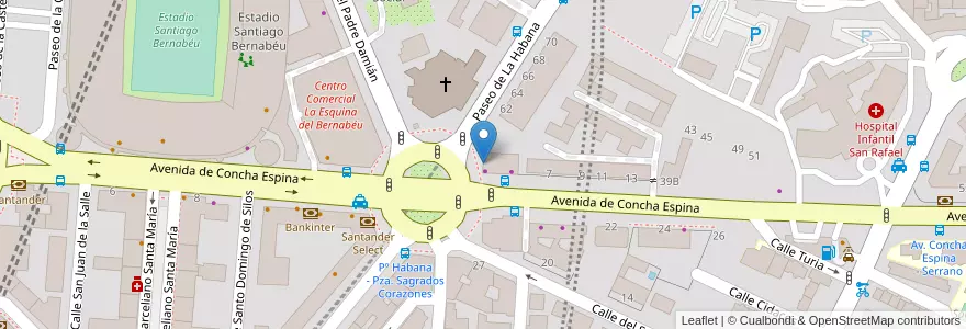 Mapa de ubicacion de Farmacia - Plaza Sagrados Corazones 4 en Spanien, Autonome Gemeinschaft Madrid, Autonome Gemeinschaft Madrid, Área Metropolitana De Madrid Y Corredor Del Henares, Madrid.