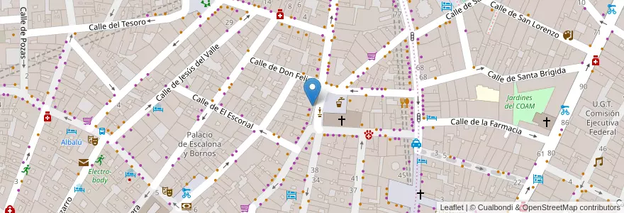 Mapa de ubicacion de Farmacia - Plaza San Ildefonso 4 en Испания, Мадрид, Мадрид, Área Metropolitana De Madrid Y Corredor Del Henares, Мадрид.