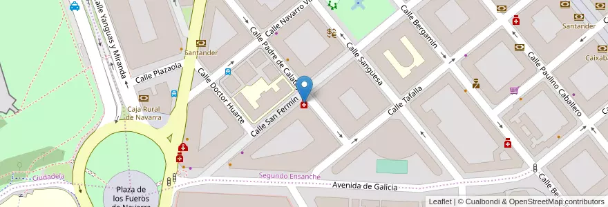 Mapa de ubicacion de Farmacia R. Holgado en Испания, Наварра, Наварра, Памплона.
