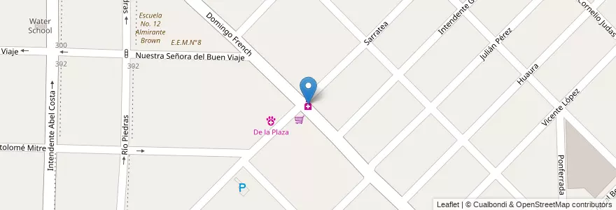 Mapa de ubicacion de Farmacia Raspo en Argentinien, Provinz Buenos Aires, Partido De Morón, Morón.