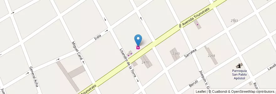 Mapa de ubicacion de Farmacia Riera en アルゼンチン, ブエノスアイレス州, Partido De Quilmes, Quilmes.