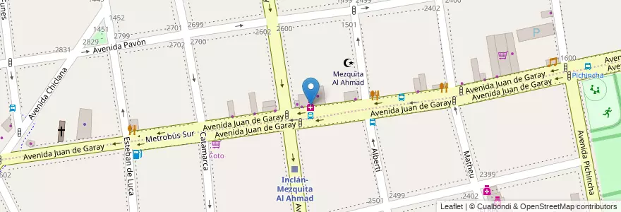 Mapa de ubicacion de Farmacia, San Cristobal en アルゼンチン, Ciudad Autónoma De Buenos Aires, Comuna 3, ブエノスアイレス.