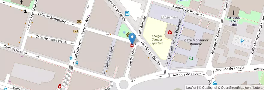 Mapa de ubicacion de Farmacia Tutor Casado en إسبانيا, لا ريوخا, لا ريوخا, لوغرونيو.