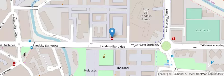 Mapa de ubicacion de Farmacia Unamunzaga en 西班牙, 巴斯克, 比斯开, Durangaldea, Durango.