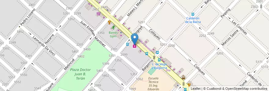 Mapa de ubicacion de Farmacia, Villa Real en アルゼンチン, Ciudad Autónoma De Buenos Aires, ブエノスアイレス, Comuna 10.