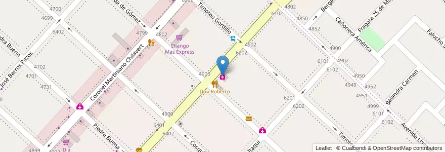 Mapa de ubicacion de Farmacia, Villa Riachuelo en Аргентина, Буэнос-Айрес, Буэнос-Айрес, Comuna 8.