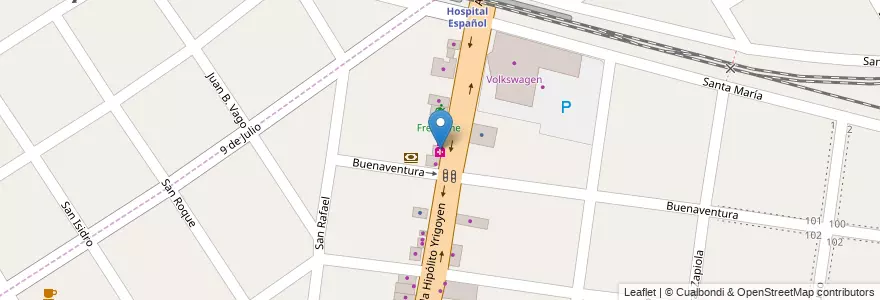 Mapa de ubicacion de Farmacias Ahumada en Arjantin, Buenos Aires, Partido De Lomas De Zamora, Turdera.