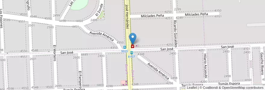 Mapa de ubicacion de FarmaGarden en 아르헨티나, Santa Fe, Departamento Rosario, Municipio De Funes, Funes.