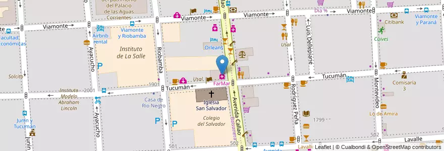 Mapa de ubicacion de FarMar, Balvanera en 아르헨티나, Ciudad Autónoma De Buenos Aires, Comuna 3, 부에노스아이레스.