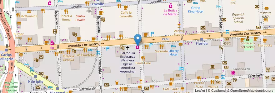 Mapa de ubicacion de FarMar, San Nicolas en アルゼンチン, Ciudad Autónoma De Buenos Aires, Comuna 1, ブエノスアイレス.