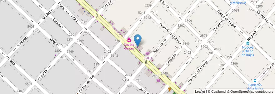 Mapa de ubicacion de Fas Motos, Villa Devoto en 阿根廷, Ciudad Autónoma De Buenos Aires, 布宜诺斯艾利斯, Comuna 10.