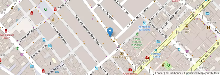 Mapa de ubicacion de fast Kibuka en Испания, Каталония, Барселона, Барселонес, Барселона.
