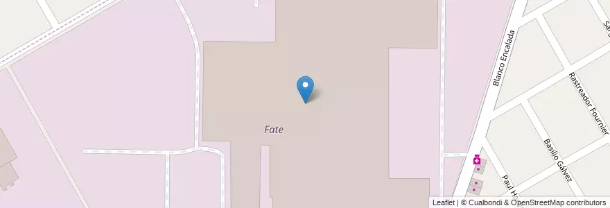 Mapa de ubicacion de Fate en アルゼンチン, ブエノスアイレス州, Partido De San Fernando, Victoria.