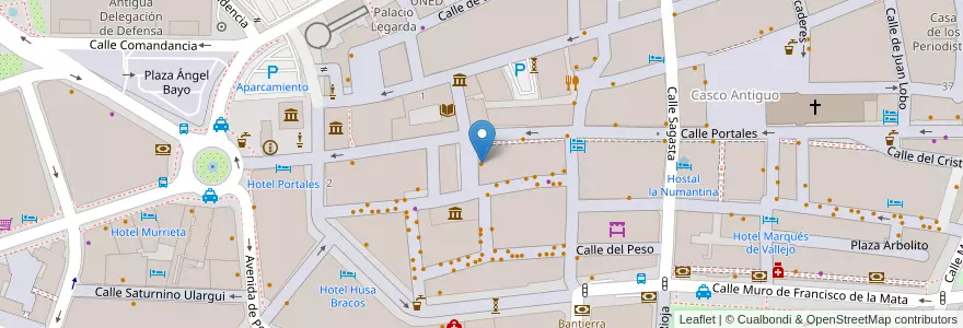 Mapa de ubicacion de Fax en España, La Rioja, La Rioja, Logroño.