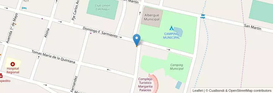 Mapa de ubicacion de "FC" Cathering en آرژانتین, Catamarca, Departamento Santa María, Municipio De Santa María.