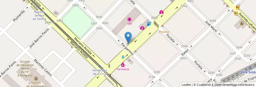 Mapa de ubicacion de Federación Patronal Seguros S.A., Villa Soldati en الأرجنتين, Ciudad Autónoma De Buenos Aires, Buenos Aires, Comuna 8.