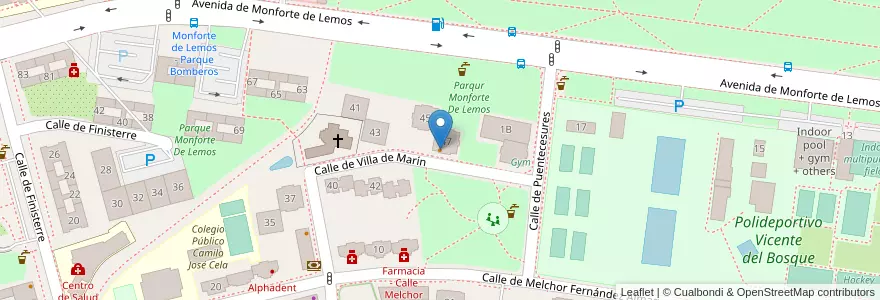 Mapa de ubicacion de Felgar en Испания, Мадрид, Мадрид, Área Metropolitana De Madrid Y Corredor Del Henares, Мадрид.