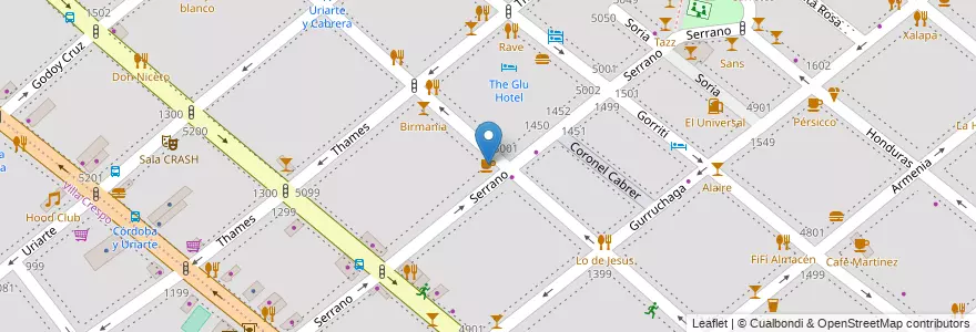 Mapa de ubicacion de Félix Felicis & Co, Palermo en Argentine, Ciudad Autónoma De Buenos Aires, Buenos Aires.