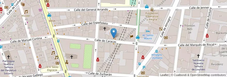 Mapa de ubicacion de Fellina en スペイン, マドリード州, Comunidad De Madrid, Área Metropolitana De Madrid Y Corredor Del Henares, Madrid.