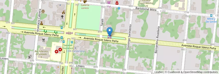 Mapa de ubicacion de Feria Franca en Argentina, Misiones, Departamento Candelaria, Municipio De Candelaria, Candelaria.