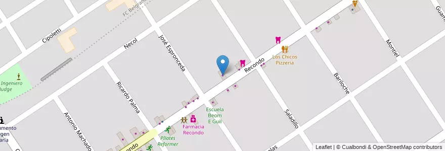 Mapa de ubicacion de Ferinox en Arjantin, Buenos Aires, Partido De Lomas De Zamora, Ingeniero Budge.