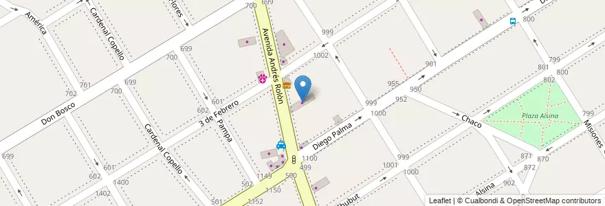 Mapa de ubicacion de Ferrecent.com en アルゼンチン, ブエノスアイレス州, Partido De San Isidro, San Isidro.