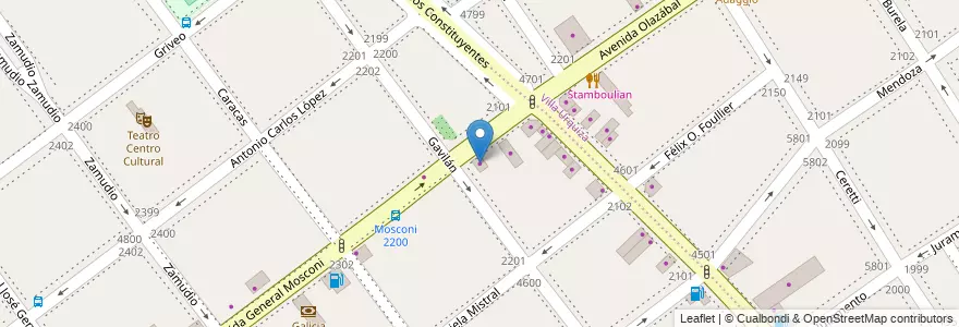 Mapa de ubicacion de Ferreteria Avenida, Villa Pueyrredon en アルゼンチン, Ciudad Autónoma De Buenos Aires, Comuna 12, ブエノスアイレス.