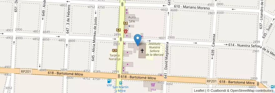 Mapa de ubicacion de Ferreteria Elecfer en آرژانتین, استان بوئنوس آیرس, Partido De Tres De Febrero, Caseros.