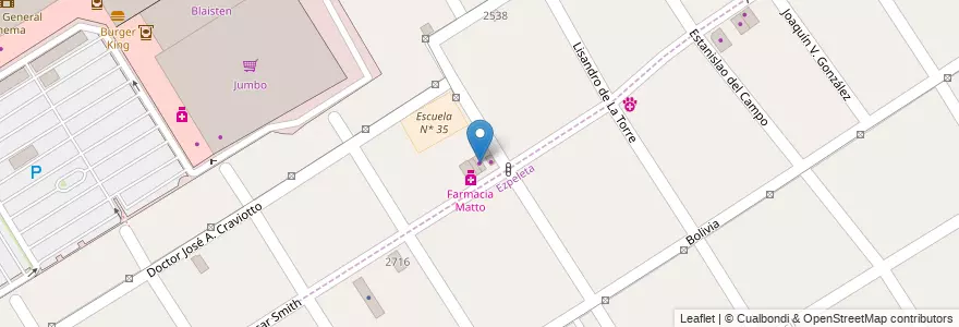 Mapa de ubicacion de Ferretería Fenix en アルゼンチン, ブエノスアイレス州, Partido De Quilmes, Quilmes, Ezpeleta.