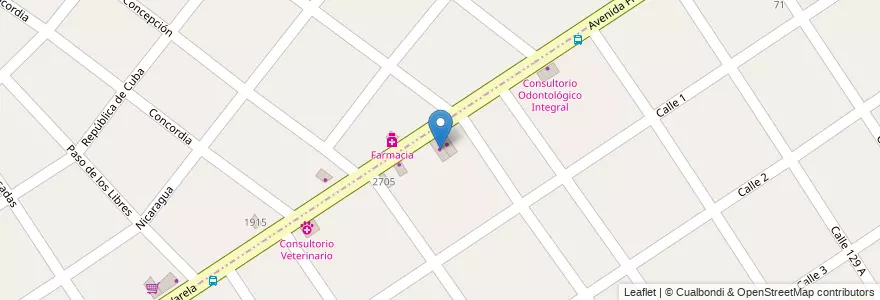 Mapa de ubicacion de Ferretería Quillacollo en Argentina, Buenos Aires, Partido De Berazategui, Berazategui.