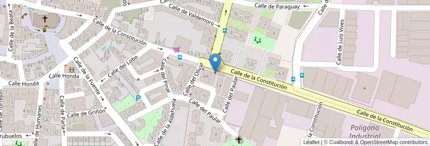 Mapa de ubicacion de Festival en İspanya, Comunidad De Madrid, Comunidad De Madrid, Área Metropolitana De Madrid Y Corredor Del Henares, Fuenlabrada.