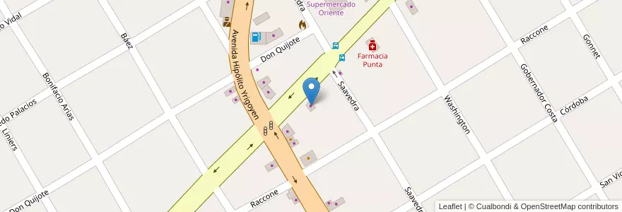 Mapa de ubicacion de Fiambrería Solisco en Arjantin, Buenos Aires, Partido De San Vicente.
