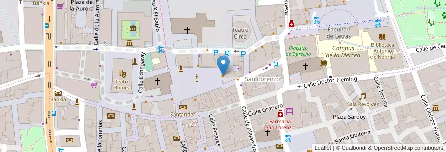 Mapa de ubicacion de Ficus Bar en إسبانيا, منطقة مرسية, منطقة مرسية, Área Metropolitana De Murcia, Murcia.