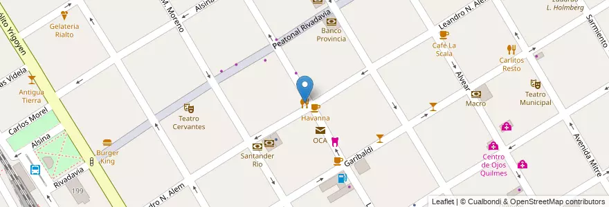 Mapa de ubicacion de Fidelio en Argentinië, Buenos Aires, Partido De Quilmes, Quilmes.