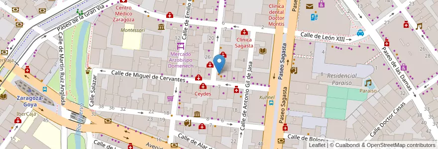 Mapa de ubicacion de Figaro en Espanha, Aragão, Saragoça, Zaragoza, Saragoça.