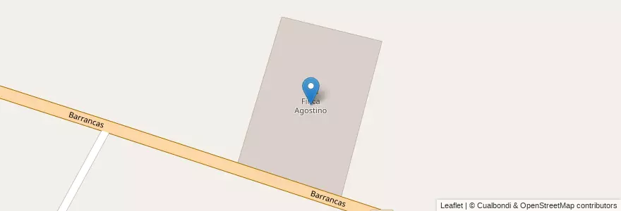 Mapa de ubicacion de Finca Agostino en Arjantin, Şili, Mendoza, Departamento Maipú, Distrito Las Barrancas.