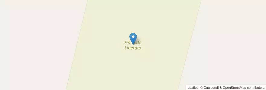 Mapa de ubicacion de Finca De Liberato en Arjantin, Şili, Mendoza, Distrito Tres De Mayo, Departamento Lavalle.